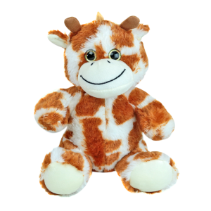 GIRAFA DE PELUCIA POLIESTER 27X22CM - FD5074-E