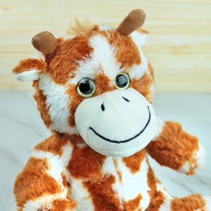 GIRAFA DE PELUCIA POLIESTER 27X22CM - FD5074-E