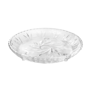 PETISQUEIRA DE VIDRO PARA SERVIR COM PÉ DE APOIO 17,5 CM - WE0709
