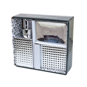 KIT DE BANHEIRO EM CERÂMICA COM 03 PEÇAS - 395-PTA