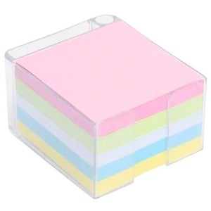 BLOCO DE ANOTACAO DE PAPEL COM 500 FOLHAS E SUPORTE  76X76MM - HA53101