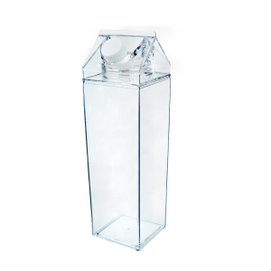 GARRAFA DE PLÁSTICO CAIXA DE LEITE TRANSPARENTE 500ML - 4165