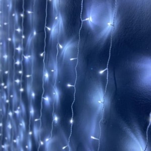 CORTINA 300 LEDS BRANCO FIXO TOM MMF 127V  USO INTERNO - 19818