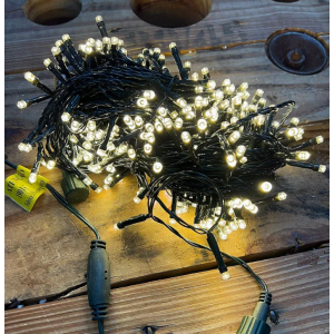 300 LED WARM FIO VERDE TOM MMF 127V - 19014