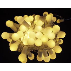 CORDÃO 40 BOLAS LEDS WARM 8F BIVOLT USO INTERNO - 88184
