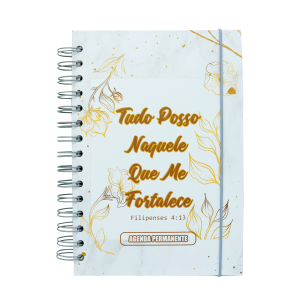 AGENDA PERMANENTE FORMATO 145X210MM 168 FOLHAS - 4837-D