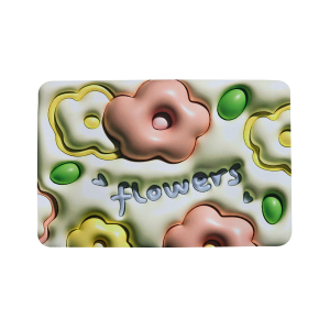 TAPETE PARA PISO DE BORRACHA ANTIDERRAPANTE  RETANGULAR 38X58CM - TP9331-D