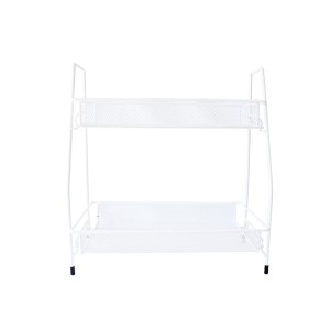 SUPORTE ORGANIZADOR DE METAL 02 PRATELEIRAS 31X33X17CM - 2674-BR