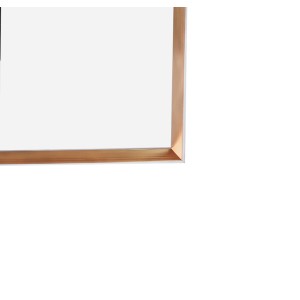 QUADRO RETANGULAR COM MOLDURA EM MADEIRA E FUNDO ESPELHADO 22X30CM - QR19108-GR