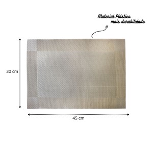 JOGO AMERICANO DE PLASTICO 30X45CM- 0937-16