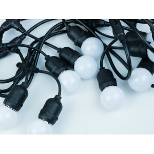 CORDÃO 10 BOLINHAS LEDS WARM TOM.M/MF  BIVOLT USO EXTERNO IP44 -  22010