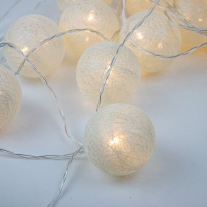 CORDÃO 10 BOLAS LEDS WARM COM INTERRUPTOR BIVOLT USO INTERNO - 19570