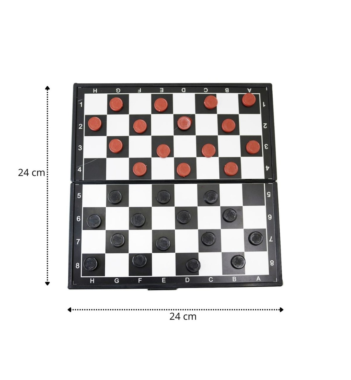 Jogo de xadrez De Madeira 3 Em 1 24 x 24 Cm - CHESS - Jogo de