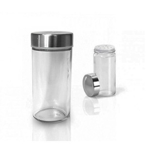 PORTA TEMPEROS DE BASE GIRATORIA EM INOX COM 20 PEÇAS - 765053