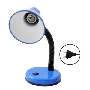 LUMINÁRIA DE MESA DE METAL COM BASE DE APOIO 33,5CM BIVOLT - AL55002-AZ