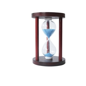 AMPULHETA EM MADEIRA 5 MINUTOS - 12 CM - 73317-AZ