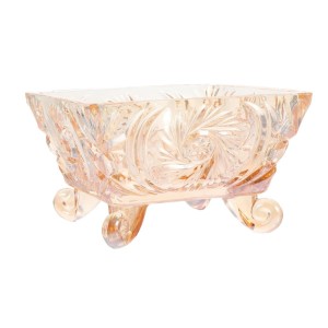 ENFEITE DECORATIVO DE VIDRO COM PÉ 10X6CM - CA16075