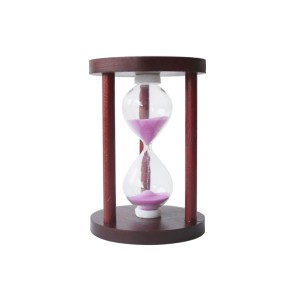 AMPULHETA EM MADEIRA 5 MINUTOS - 12 CM - 73317-RS