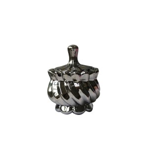 BOMBONIERE DE VIDRO DETALHADO COM TAMPA 9 X 12CM - HD67110-C