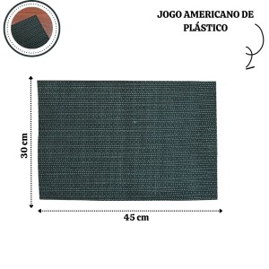 JOGO AMERICANO DE PLASTICO 30X45CM- 0937-26
