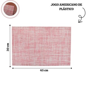 JOGO AMERICANO DE PLASTICO 30X45CM- 0937-32