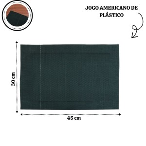 JOGO AMERICANO DE PLASTICO 30X45CM- 0937-35