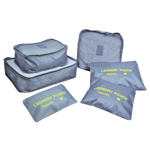 KIT ORGANIZADOR PARA MALAS DE POLIESTER 6 PEÇAS - 5165-CZ