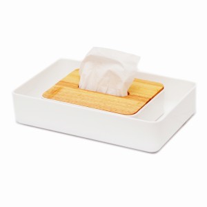 CAIXA DE PLÁSTICO ORGANIZADORA COM PORTA LENÇO EM 2 PEÇAS - OGA07011