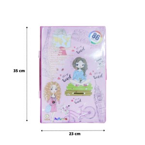 MALETA ESCOLAR 86 PEÇAS ESTAMPA TRAVEL - MT86-TRAVEL