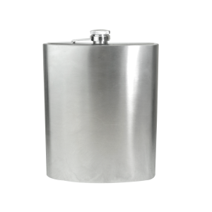 CANTIL DE INOX COM CAPA EM COURO SINTÉTICO E ALÇA ESTAMPA FENIX GDR 1350ML - GDR0251-C