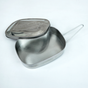 MARMITA DE METAL RETANGULAR 450ML - MM450