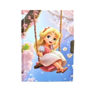 DIÁRIO DA MENINA NO BALANÇO COM CADEADO 56 FOLHAS - SXFS14065-C