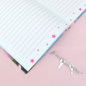 DIÁRIO DA MENINA NO BALANÇO COM CADEADO 56 FOLHAS - SXFS14066-D