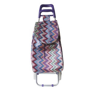 CARRINHO DE FEIRA E COMPRAS DIVERSAS EM POLIÉSTER 96,5X34X31CM - YS01031C-C