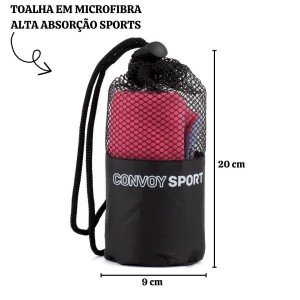 TOALHA EM MICROFIBRA ALTA ABSORÇÃO 130CM X 80CM TAMANHO G- YS38129-PK