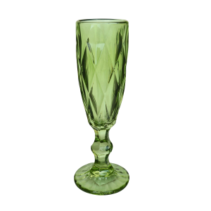 JOGO DE TAÇA DE CHAMPANHE DE VIDRO COM 6 PÇS 160ML - CA16184VD