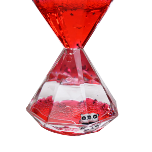 AMPULHETA DE OLEO LIQUIDO COM TEMPORIZADOR DIAMANTE - 5604-A