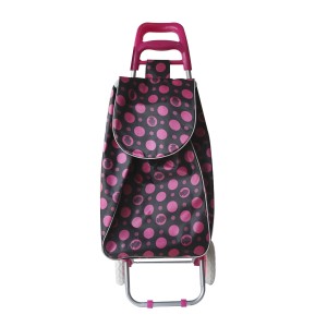 CARRINHO DE FEIRA E COMPRAS DIVERSAS EM POLIÉSTER 96,5X34X31CM - YS01031C-D
