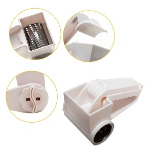 RALADOR DE QUEIJO MANUAL AÇO INOX E PLASTICO CABO ERGONÔMICO 15CM - 6207