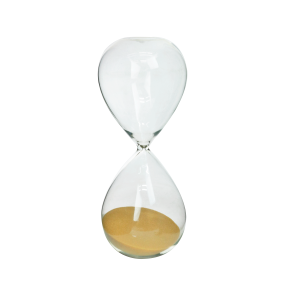 AMPULHETA DE VIDRO 10 MINUTOS 16,5CM - 767153-BG