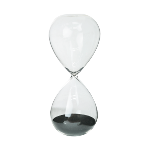 AMPULHETA DE VIDRO 10 MINUTOS 16,5CM - 767153-PT