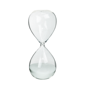 AMPULHETA DE VIDRO 30 MINUTOS 20CM - 767154-BR