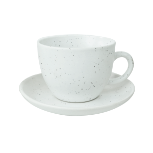 JOGO DE XÍCARAS CERAMICA BRANCA COM PIRES 12 PÇS 210ML - CA12515