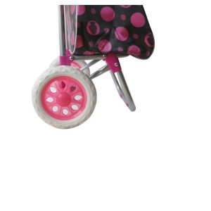 CARRINHO DE FEIRA E COMPRAS DIVERSAS EM POLIÉSTER 96,5X34X31CM - YS01031C-D