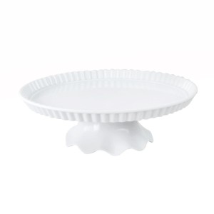 BOLEIRA DE MELAMINA BRANCA COM PÉ DE ENCAIXE 9X27,8CM - ZBC8025