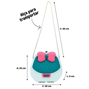 MALETA INFANTIL MÉDICO DOUTOR C/ ACESSORIOS PARA BONECA 15PÇS - TKAB2982D