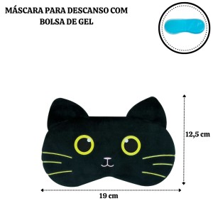 MÁSCARA PARA DESCANSO COM BOLSA DE GEL  - WC4010039-E