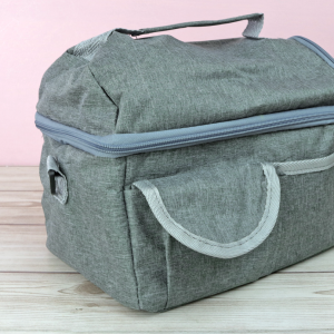 BOLSA TÉRMICA POLIESTER  ALÇA AJUSTÁVEL E FORRO DE ALUMÍNIO - CA15328-CZ