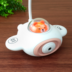 LUMINÁRIA DE MESA DIVERTIDA NAVE ESPACIAL USB - 5663-BR