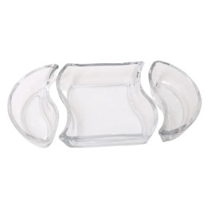 PETISQUEIRA DE VIDRO 3PÇS - BM 1066